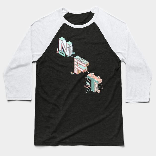 NFT Baseball T-Shirt by Rickido